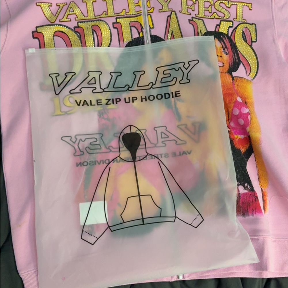 Pink Zip Up Hoodie